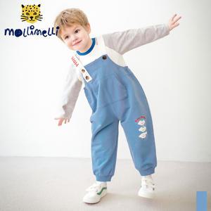 [몰리멜리] 엠엘퍼피고쟁이오버롤팬츠