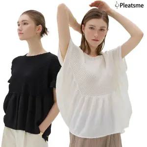 플리츠미 25SS 셔링 더블플리츠 블라우스 1종