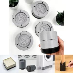 4개 쇼파 책상 가구 식탁 높이 조절 받침대/침대/세탁기/소음방지/고임목/의자/가구발/건조기/조절발/다리