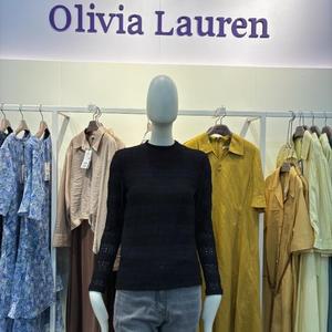 올리비아로렌 sh06 레이스 하프넥 티  VOCAL011121