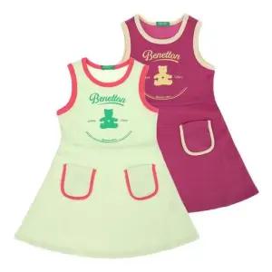 [갤러리아] 베네통키즈(25S)와플민소매원피스(QAOP21531/)