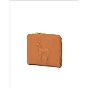 [NS홈쇼핑][헤지스ACC][MIGHTY]브라운 퍼피 엠보 라운드지퍼 반지갑 HIWA5E252W2..