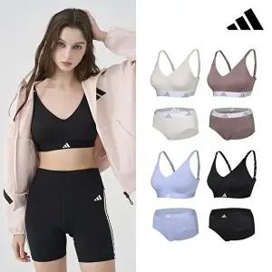 [아디다스](25SS) 아디다스 에어로 스트레치 브라팬티 4세트 패키지