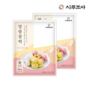 [내일도착] 굳지않는 3색 말랑꿀떡 600g X 2팩