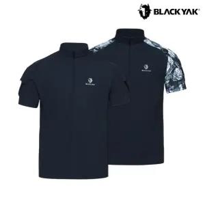 블랙야크 기능성 여름 하프집업 반팔티 택티컬 남성 반팔 컴뱃셔츠 1BYZTMU019