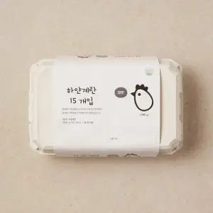 하얀계란 15구 (대란, 780g)