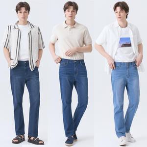 뱅뱅  썸머 남성 시그니처 라이크라 데님