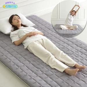 푹신 매트 토퍼 허리 안아픈 접이식 사계절 토퍼 흙침대 바닥 매트리스