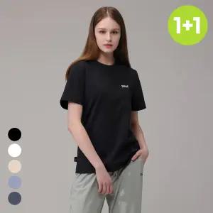 원+원 에버라스트 여성 반팔티 여름 티셔츠 기본티