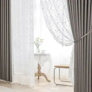 [지나송]아그네스 형상기억 레일형 암막커튼 슈퍼와이드특대형