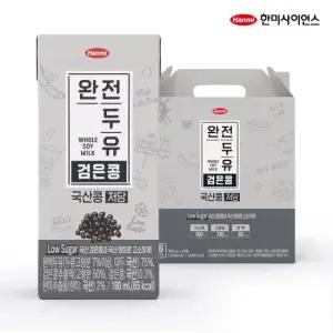 한미 완전두유 국산콩 검은콩 저당 190ml