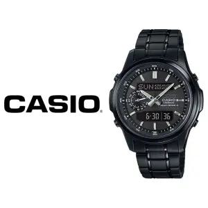 카시오 리니지 국내재고 전파 솔라 LCW-M300DB-1A 블랙 남성메탈 남자손목시계