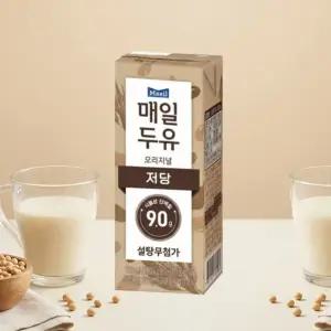 매일유업 매일두유 오리지널 식물성단백질 저당 190ml 48팩