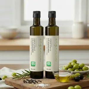 유기농 냉압착 엑스트라버진 올리브오일 500ml 2병 올리브유