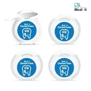 [메디케이] 끊어쓰는 치실 50m x 4 무향