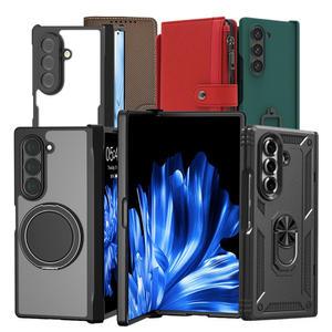 갤럭시 Z폴드7 케이스 힌지보호 맥세이프 2배자력 풀커버 핑거링 거치대 투명 클리어 매트 하드 범퍼 가죽 다이어리 카드 지갑형 지폴드 풀드 제트 6 5 4 3 SE Z7 Z6 Z5 Z4 폴더 핸드폰