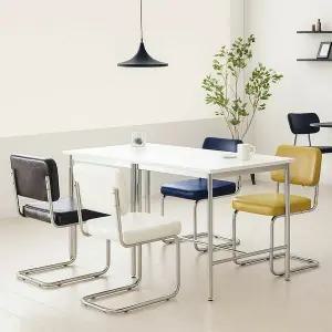 인터데코 카페의자 식탁의자 가죽의자 HW131