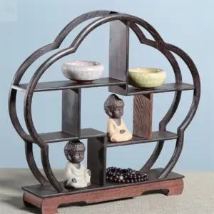 핫딜 컵장식장 컵진열장 매화 찻잔 다관 장식장30x30cm