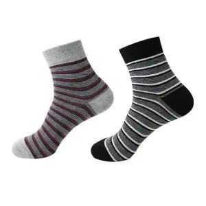 PRS 남성용 빅사이즈 큰발 스트라이프 중목양말 10켤레