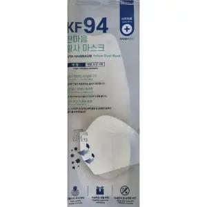 한스웰 한마음 일회용 황사 마스크 대형 KF94 1개입 화이트 100개