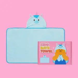 위글위글 유아 어린이 목욕 타올 수건 물놀이 유니콘