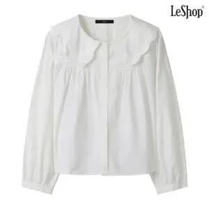 데일리 레이스 카라 코튼 블라우스 (DP3BA045A)