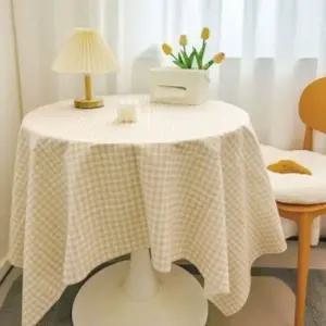 감성 스퀘어 식탁보 베이지) 사각테이블보 테이블보 테이블커버 사각테이블보 사각식탁보