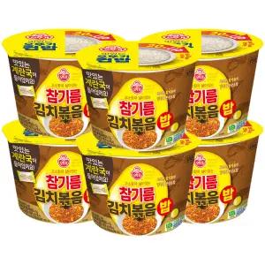 오뚜기 컵밥 참기름 김치볶음밥 264g 6개