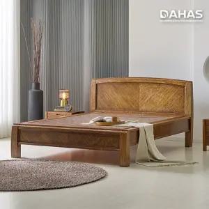 장수돌침대 다하스 1338Q 고재 맥반석 퀸침대