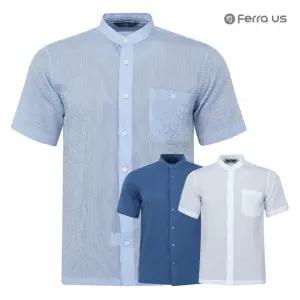 페라어스 남성 JP 시원한 차이나카라 반팔 오픈셔츠 C