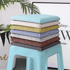 미니방석 메모리폼 간이방석 쿠션 미끄럼방지 사각 스툴