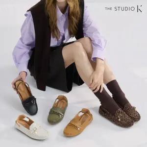 [THE STUDIO K] 더스튜디오 케이 소가죽 슬링백 로퍼