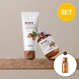 [스킨푸드][쿠폰가24,710원][SET]도토리 모공 탄력 앰플&크림 + (증정) 에이콘앰플14ml