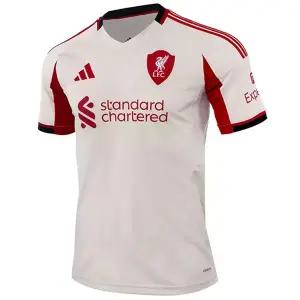아디다스 리버풀 25-26 어웨이 저지 S/S 축구유니폼 반팔 티셔츠 원더화이트 JV6487