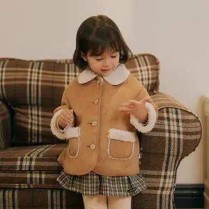 [보리보리/해피프린스]베니 아기 무스탕 자켓