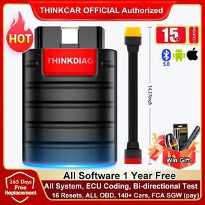 2025 THINKCAR 새로운 Thinkdiag 모든 시스템 자동차 진단 도구 16 ECU 코딩 재설정 1 년 무료 Obd2 스캐너