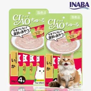 이나바 챠오츄르 닭가슴살 오징어(SC-79)(4p)x6개