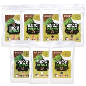 모발건강 가루 헤나 새치 컬러 염색약 천연성분 100g