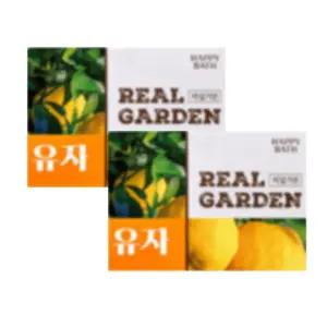 해피바스 리얼가든 유자 비타민 비누 90g 16개