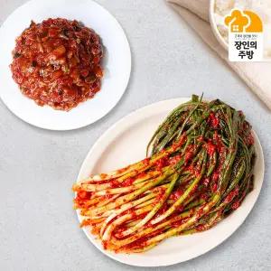 [이광석장인]쪽파무침1kg + 비빔오징어젓1kg 반찬 밥도둑
