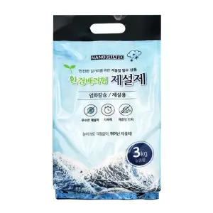국산 제설제 제습용 염화칼슘 3KG 6개입