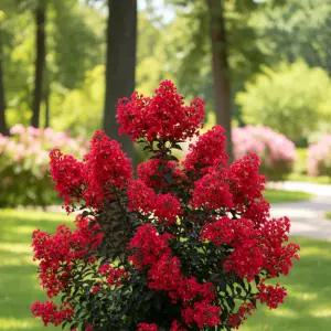 무야 왜성 백일홍나무 삽목 2년생 묘목 미니 배롱나무 여름꽃 목백일홍 개화주 정원조경수(목하원예조경)