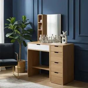 서랍 입식화장대  서랍장 원목  책상  거울  메이크업