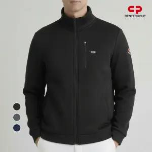 센터폴 남성 플리스집업자켓 CN6MJ1201 겨울 밍크기모 골프 등산 외출 데일리 출근룩