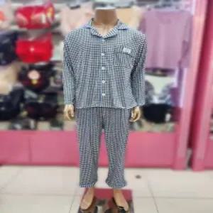 댑 세이브존04 시그니처체크스판 포켓남녀공용잠옷세트 GPJ7366