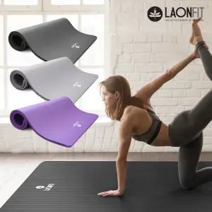 라온핏 1050*1830 폭이 넓고 긴 프리미엄 자이언트 NBR 요가매트 20mm