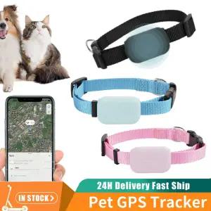 GPS 트래커 고양이 목걸이는 내 앱 찾기와 작동 방수 개 GPS 동물 추적 이동 알림 분실 방지 트래커 강아지