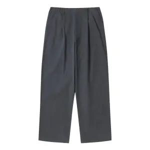 [커스텀멜로우](광주신세계)블루 와이드 핏 코튼 셋업 팬츠 CWPAS25242BUX