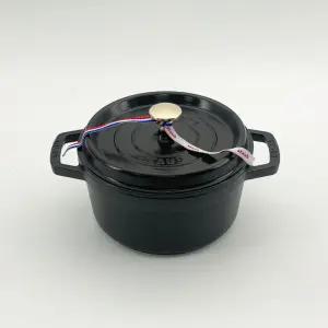 스타우브 B품 원형 꼬꼬떼 블랙 20cm 인덕션 주물팬 무쇠 냄비