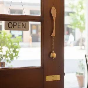 재물물고기 현관종 원목 자석 도어벨 풍경 현관문종